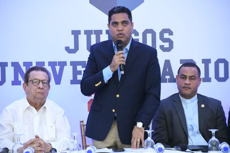 Ministro Kelvin Cruz anuncia el rescate de los Juegos Deportivos Universitarios 2025